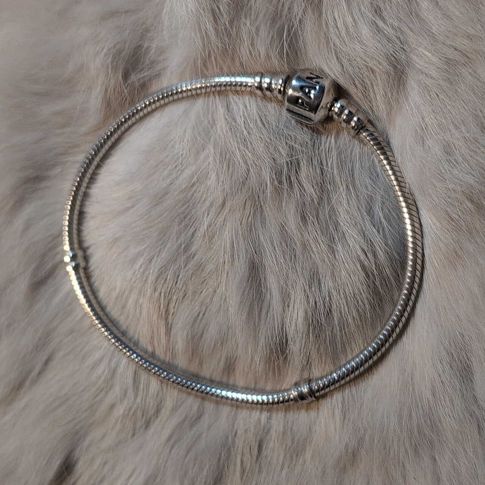 EUC Pandora Elegant Silver Bracelet